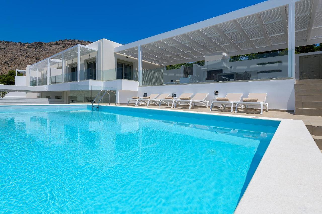 Villa Dione In Pefkos, Lindos Area Экстерьер фото