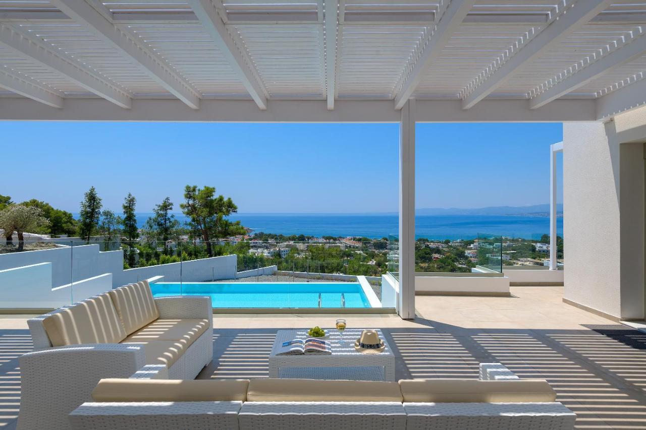 Villa Dione In Pefkos, Lindos Area Экстерьер фото