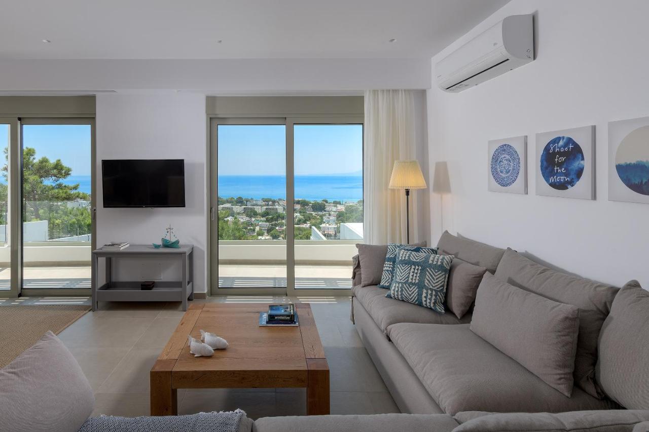 Villa Dione In Pefkos, Lindos Area Экстерьер фото