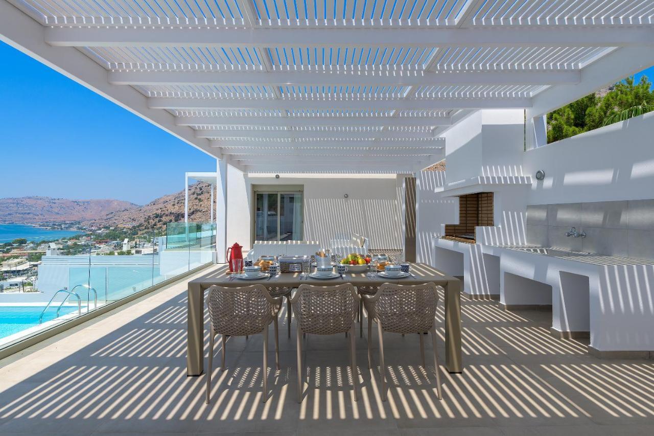 Villa Dione In Pefkos, Lindos Area Экстерьер фото